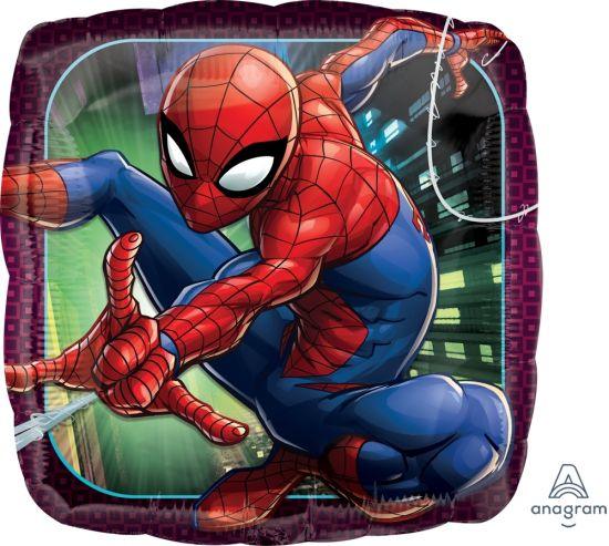 Spiderman Animated Square Foil Balloon - Party Affair
