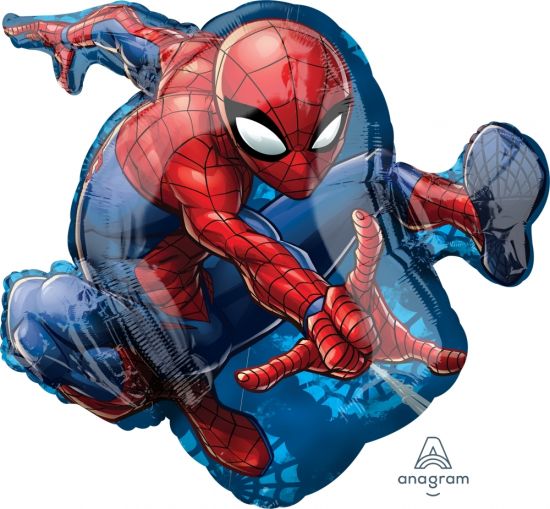 Animated Spiderman Foil Balloon Shape