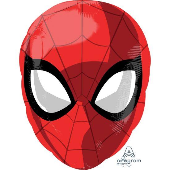 Spiderman Animated Head Shape Foil Balloon - Party Affair