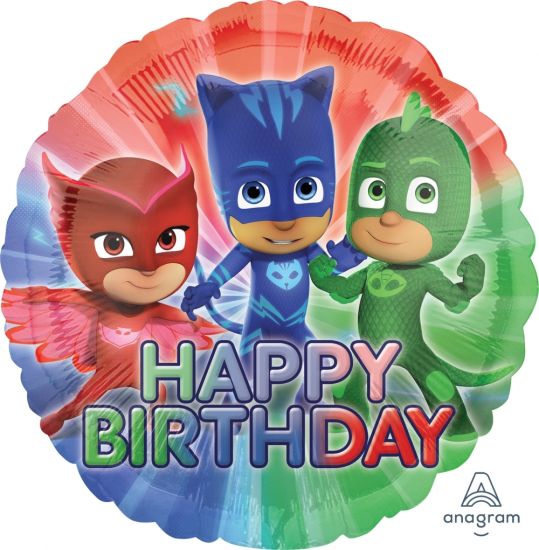Pj Masks Birthday Foil Balloon
