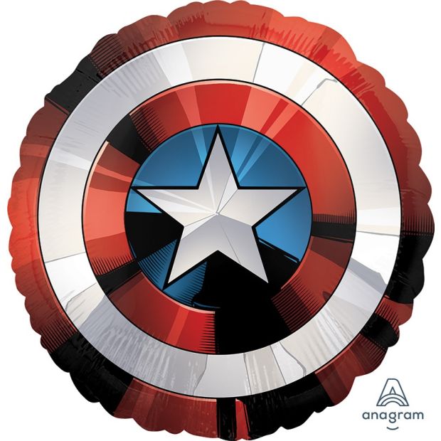 Jumbo Avengers Captain America Shield Foil Balloon
