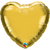 Gold Heart Metallic Foil Balloon