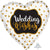 Gold Wedding Wishes Foil Balloon