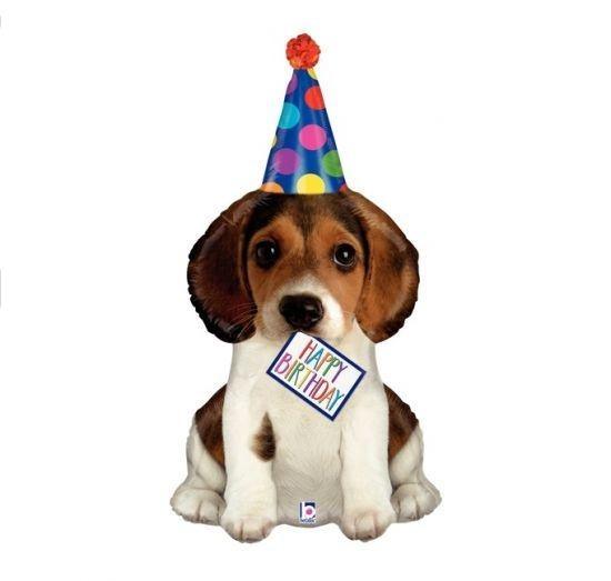 Birthday Puppy Foil Balloon Shape - Party Affair