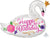 Happy Birthday Beautiful Swan Foil Balloon Shape