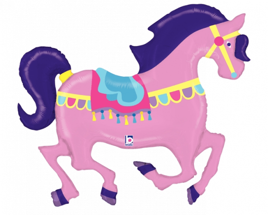 Carousel Horse Foil Balloon Shape - Party Affair