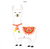 Llama With Pompoms Foil Balloon Shape