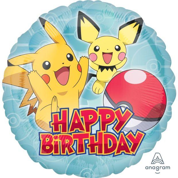 Pokemon Happy Birthday Foil Balloon - Party Affair