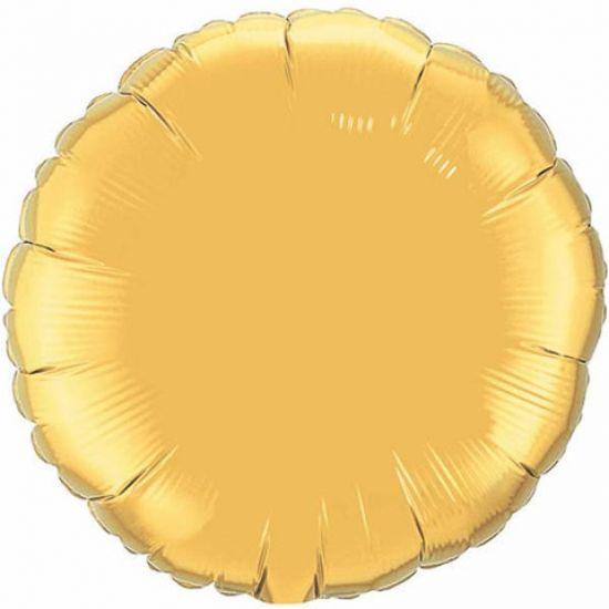 Metallic Gold Round Foil Balloon - Party Affair