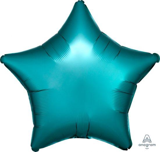 Satin Luxe Jade Star Foil Balloon - Party Affair
