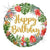 Tropical Happy Birthday Foil Balloon