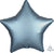 Satin Luxe Steel Blue Star Foil Balloon