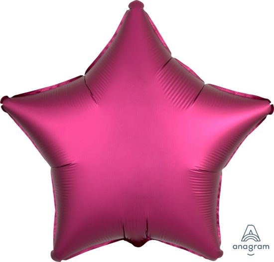 Satin Luxe Pomegranate Star Foil Balloon