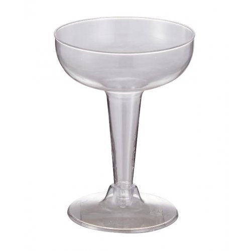 Clear Plastic Cocktail Glass
