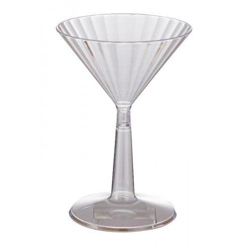 Clear Plastic Martini Glasses - Party Affair