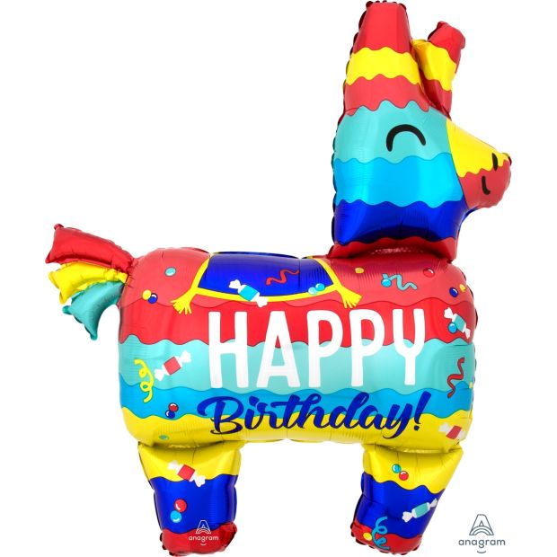 Pinata Party Birthday Foil Balloon Shape