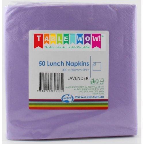 Lavender Lunch Serviettes - Party Affair