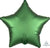 Satin Luxe Emerald Green Star Foil Balloon