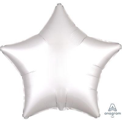 Satin Luxe White Star Foil Balloon - Party Affair