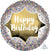 Satin Gold Burst Happy Birthday Foil Balloon