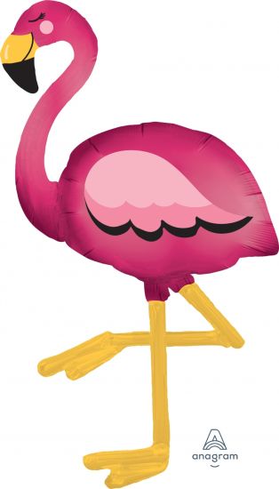 Flamingo Air Walker Foil Balloon