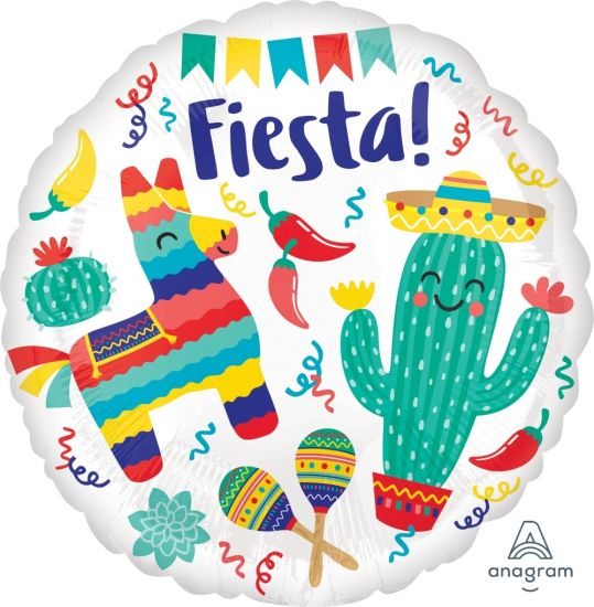 Fiesta Party Foil Balloon