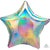 Iridescent Pastel Rainbow Star Foil Balloon