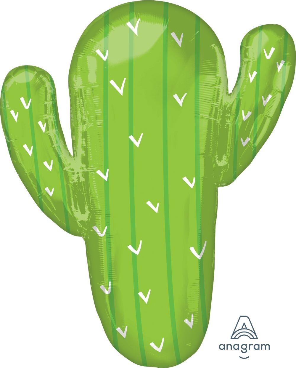 Green Cactus Foil Balloon Shape - Party Affair