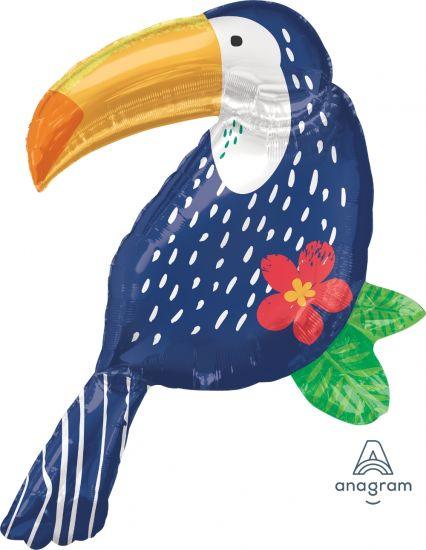 Tropical Jungle Toucan Foil Balloon Shape - Party Affair