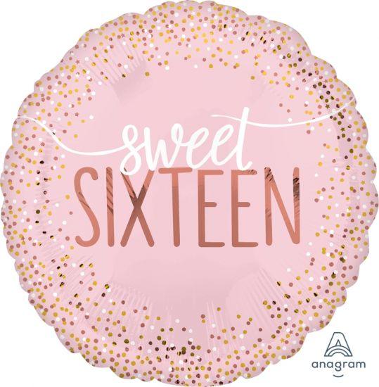 Blush Pink Sweet Sixteen Foil Balloon - Party Affair