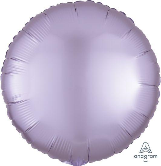Lilac Satin Luxe Round Foil Balloon - Party Affair