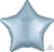 Satin Luxe Pastel Blue Star Foil Balloon