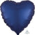 Satin Luxe Navy Heart Shape Foil Balloon