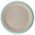 Eco-Friendly Sugarcane Lunch Plates With Mint Green Border