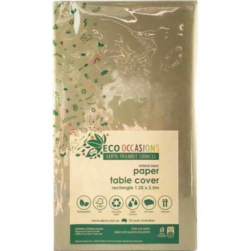 Gold Paper Rectangle Table Cover - Party Affair