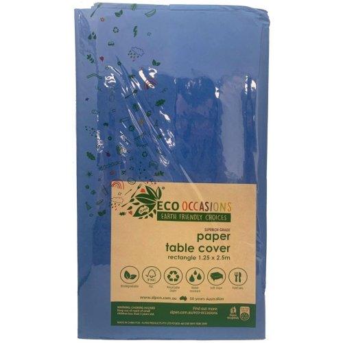 Royal Blue Paper Rectangle Table Cover - Party Affair