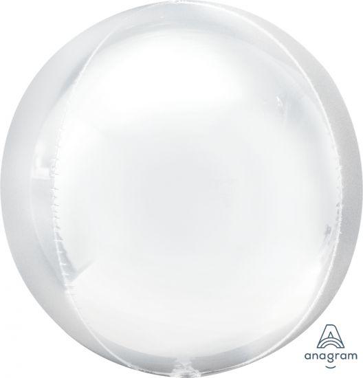 White Orbz Foil Balloon - Party Affair