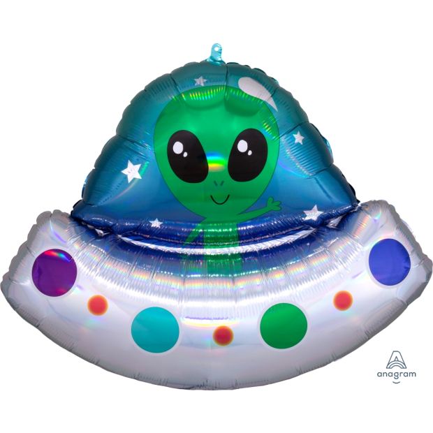 Alien Space Ship Foil Balloon Shape