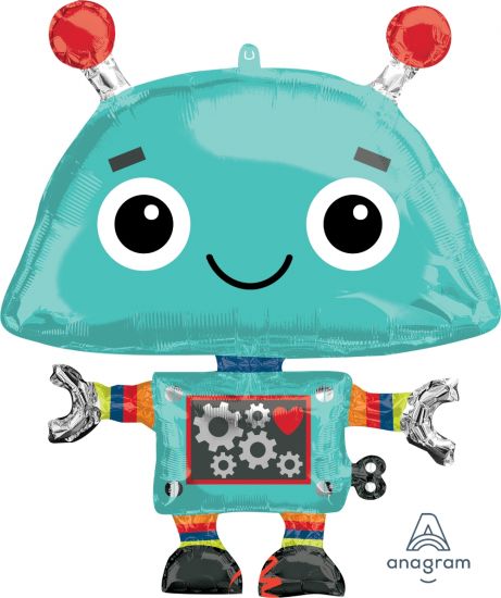 Robot Supershape Foil Balloon