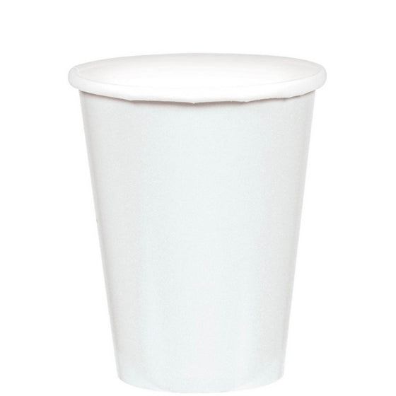 Frosty White Paper Cups