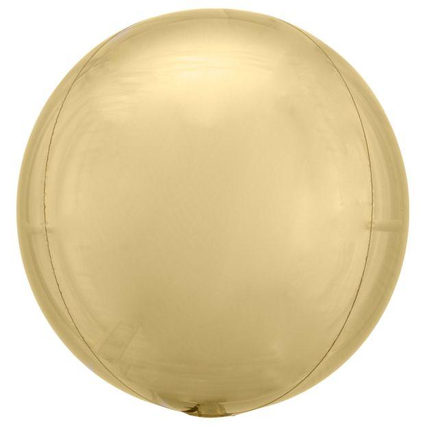 White Gold Orbz Foil Balloon - Party Affair