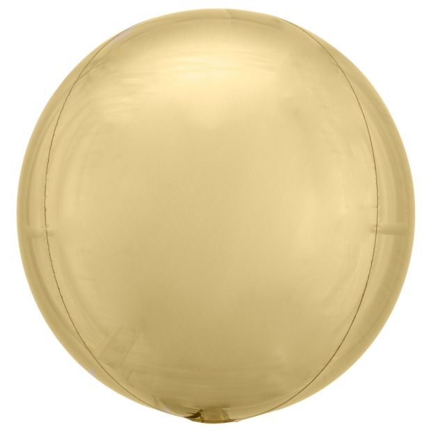 White Gold Orbz Foil Balloon