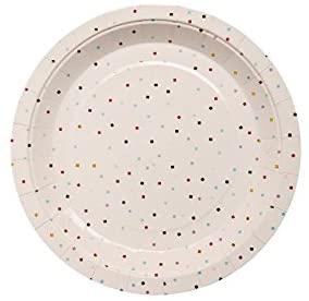 Tiny Confetti Print Paper Plates - Party Affair