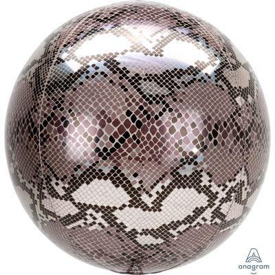 Snake Print Orbz Foil Balloon - Party Affair