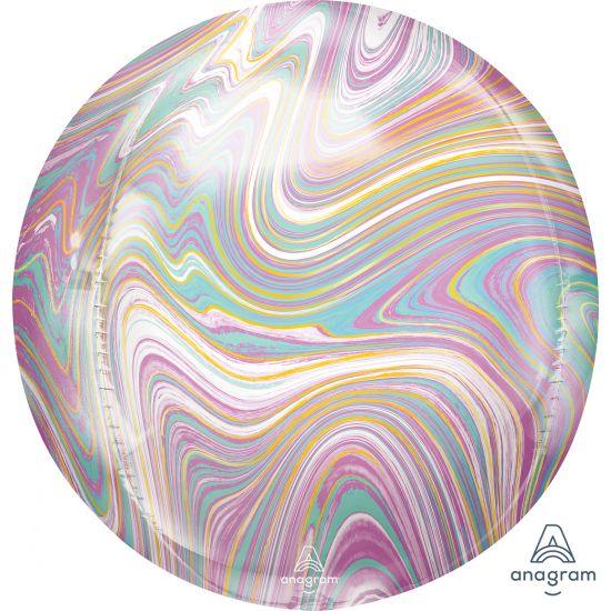 Marblez Pastel Orbz Foil Balloon - Party Affair