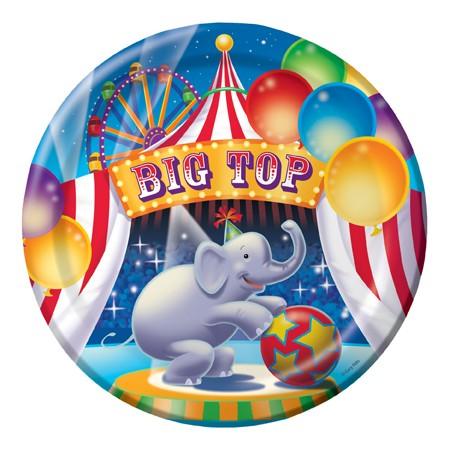 Big Top Birthday Paper Plates - Party Affair