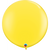 Jumbo 90cm Round Yellow Latex Helium Balloon