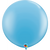 Jumbo 90cm Round Pale Blue Latex Helium Balloon