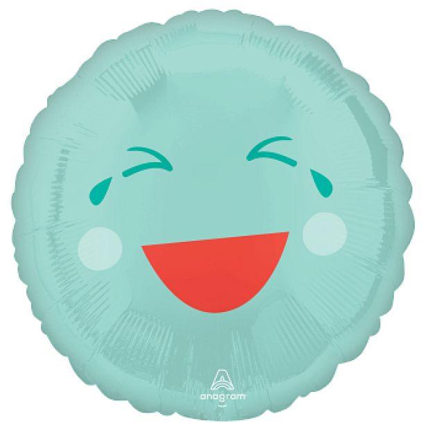 Green Smiley Foil Balloon - Party Affair