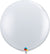 Jumbo 90cm Round Jewel Diamond Clear Latex Helium Balloon